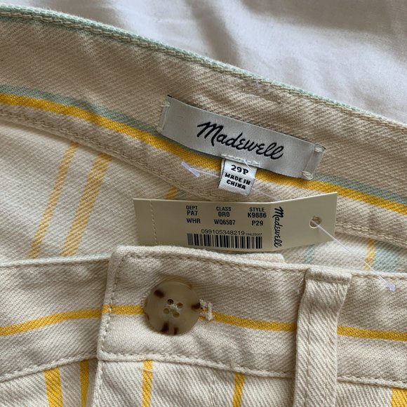 SOLD. Madewell Striped Wide Leg Pants - Picture 5 of 5